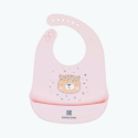 Σαλιάρα σιλικόνης Kikka Boo Savanna Pink