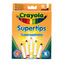 Σετ λεπτοί μαρκαδόροι πλενόμενοι Crayola Supertips Superwashable 12 τεμάχια