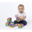 Μαλακοί κύβοι μπάνιου Playgro™ Soft Blocks σετ των 6