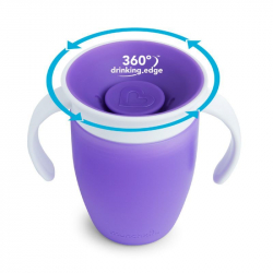 Εκπαιδευτικό κύπελλο Munchkin Miracle 360° Trainer Cup 207ml Purple