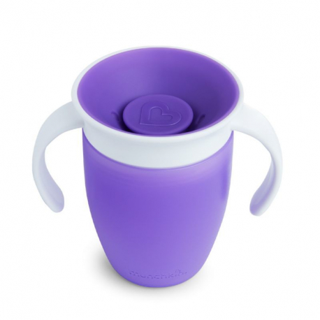 Εκπαιδευτικό κύπελλο Munchkin Miracle 360° Trainer Cup 207ml Purple