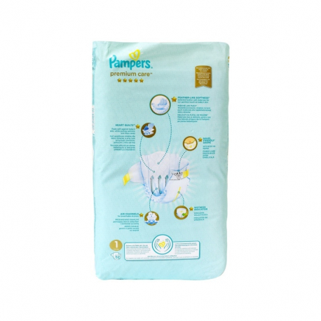 Πάνες Pampers® Premium Care Newborn No 1 (2-5 kg) 52 τεμάχια