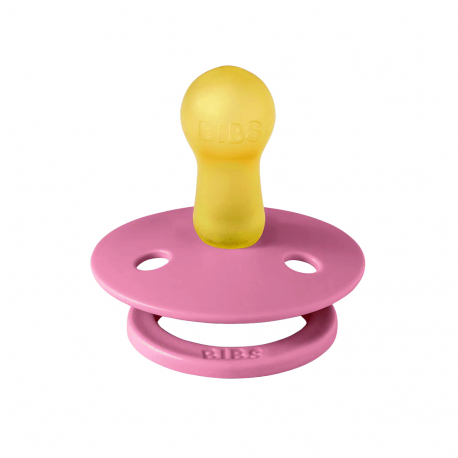 Πιπίλες Bibs® Colour Dusty Pink/Coral Στρογγυλή No1, σετ των 2