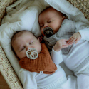 Πιπίλες Bibs® Boheme Ivory/Blossom Στρογγυλή No2, σετ των 2