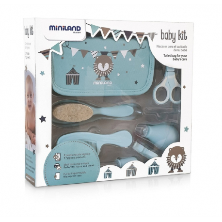 Σετ περιποίησης ταξιδίου Miniland Baby Kit Blue