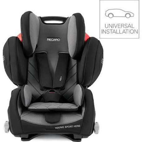 Κάθισμα αυτοκινήτου RECARO Young Sport Hero Aluminum Grey 9-36 kg