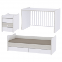 Πολυμορφικό κρεβάτι LoreLLi® Maxi Plus New White - Artwood