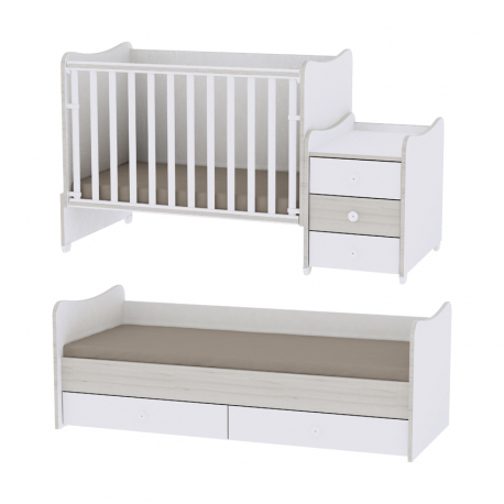 Πολυμορφικό κρεβάτι LoreLLi® Maxi Plus New White - Artwood