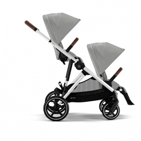 Πρόσθετο κάθισμα καροτσιού Cybex Gold Gazelle S Silver - Stone Grey