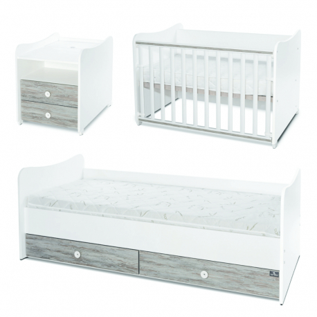 Πολυμορφικό κρεβάτι Lorelli® Combo White - Artwood