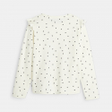 Okaidi T-shirt a epaules volantees jaune fille