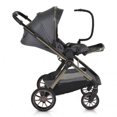 Καρότσι και port-bebe Cangaroo iClick Grey