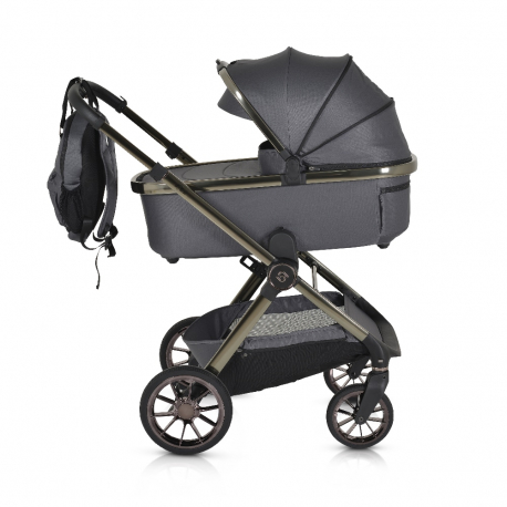 Καρότσι και port-bebe Cangaroo iClick Grey