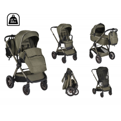 Καρότσι και port-bebe Cangaroo iClick Green