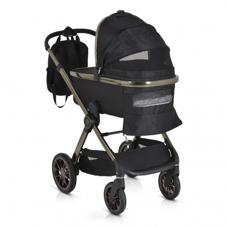 Καρότσι και port-bebe Cangaroo iClick Black
