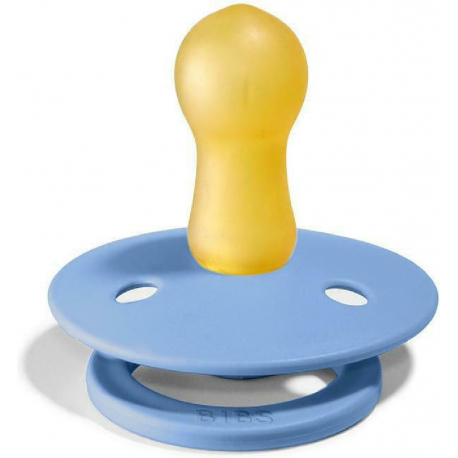 Πιπίλες Bibs® Colour Sky Blue/Steel Blue Στρογγυλή No2, σετ των 2