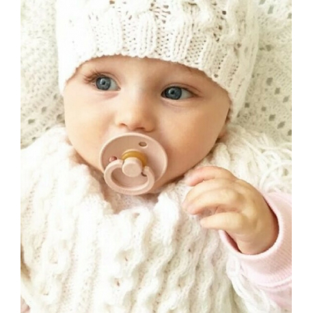 Πιπίλες Bibs® Colour Vanilla/Blush Στρογγυλή No2, σετ των 2