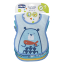 Σαλιάρες Chicco Easy Meal για Αγόρι 6m+ σετ των 3