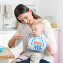 Σαλιάρες Chicco Easy Meal για Αγόρι 6m+ σετ των 3