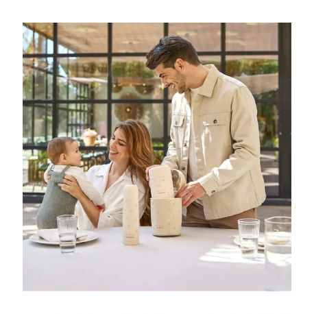Διπλή θερμομονωτική θήκη Miniland Thermibag Double - Dolce Vanilla 500ml