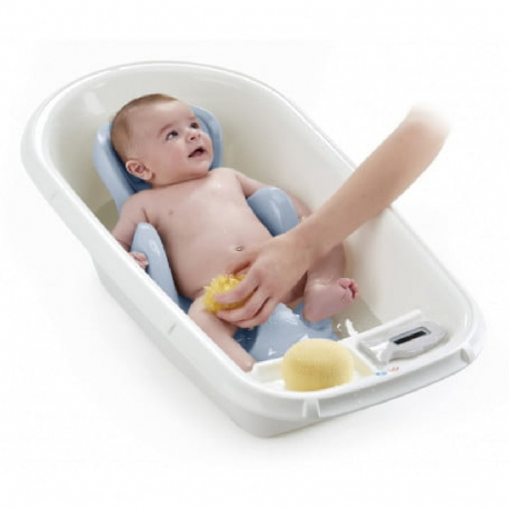 Ανατομική θέση μπανιέρας Thermobaby Baby Cocoon Light Blue
