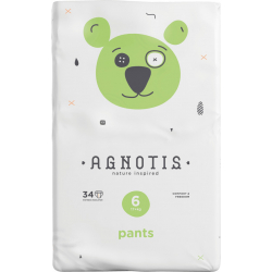 Βρεφικές πάνες βρακάκι Agnotis No6 (16+ kg) 34 τεμάχια