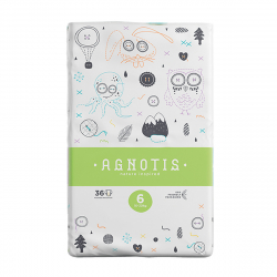 Βρεφικές πάνες Agnotis No6 (16-30 kg) 36 τεμάχια