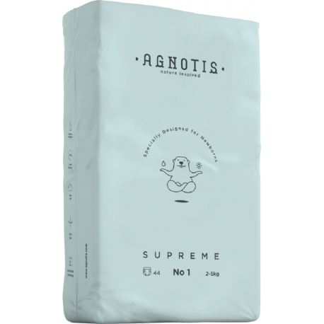 Βρεφικές πάνες Agnotis Supreme No1 (2-5 kg) 44 τεμάχια