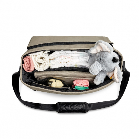 Τσάντα - αλλαξιέρα MOON™ Messenger Premium Diaper Bag Moss Green
