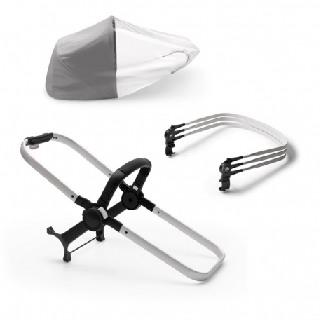 Σετ επέκτασης βάσης καροτσιού Bugaboo Donkey3 Duo Extension Set Base Aluminum