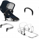 Σετ επέκτασης καροτσιού Bugaboo Donkey3 Black - Black