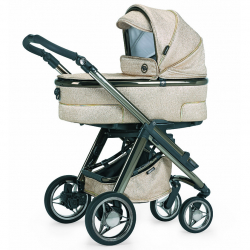 Καρότσι και port-bebe Bebecar Pram Hip-Hop Tech Primium Prive Gold Shine