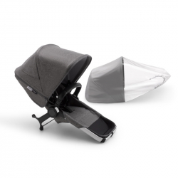 Σετ επέκτασης καροτσιού Bugaboo Donkey3 Set Complete Aluminum - Grey Melange