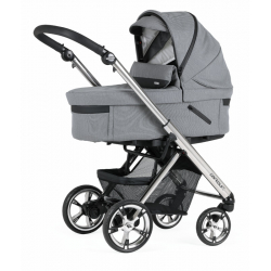 Καρότσι και port-bebe BEBECAR® Pram Parkour Cross Anodized – Black / Ash Grey