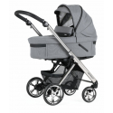 Καρότσι και port-bebe BEBECAR® Pram Parkour Cross Anodized – Black / Ash Grey