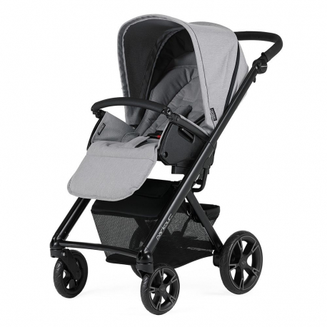 Καρότσι και port-bebe BEBECAR® Pram Parkour Cross Anodized – Black / Ash Grey