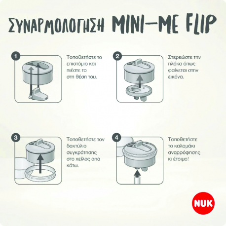 Παγουράκι Nuk® Mini-Me Flip Peppa Pig 450ml