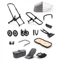 Βάση συστήματος μεταφοράς Bugaboo Fox 3 Base Black - Grey Melange