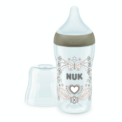 Μπιμπερό Nuk® Perfect Match M με δείκτη ελέγχου θερμοκρασίας Heart 260 ml 3m+