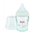 Μπιμπερό γυάλινο Nuk® Perfect Match Rainbow με δείκτη θερμοκρασίας 120ml 0m+