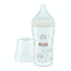 Μπιμπερό Nuk® Perfect Match M με δείκτη ελέγχου θερμοκρασίας Rainbow 260 ml 3m+