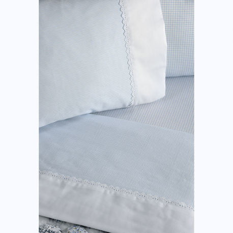 Κουβερλί DOWN TOWN BABY Stripe - Carreau 95 x 145 cm