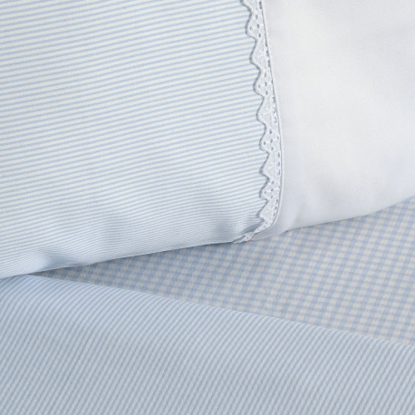 Κουβερλί DOWN TOWN BABY Stripe - Carreau 95 x 145 cm