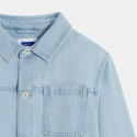 Okaidi Μπουφάν workwear από μπλε denim για κορίτσια
