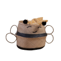 Καλάθι Nef-Nef Homeware Seagrass Bee 40x35 cm