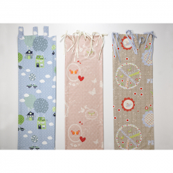 Κουρτίνα DOWN TOWN BABY Butterfly Dreamland με κορδέλα 185 x 275 cm