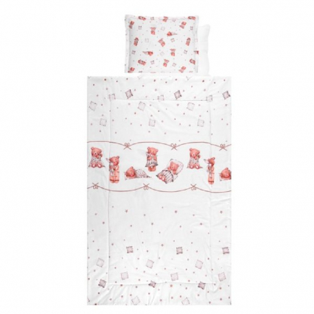 Προίκα Ranforce 5 τεμαχίων LoreLLi® Bears and Pillows Beige
