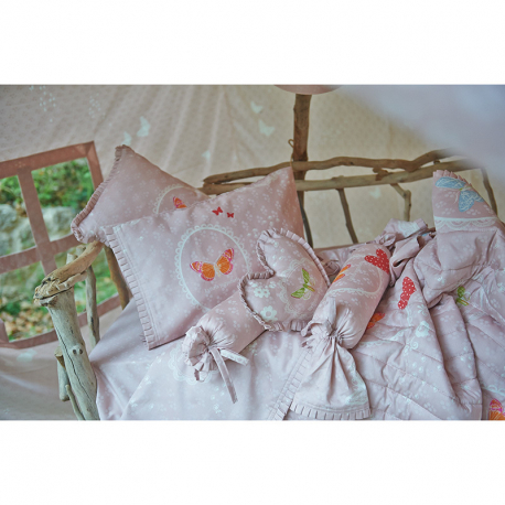Σεντόνια DOWN TOWN BABY Butterfly Dreamland 125 x 175 cm σετ των 3