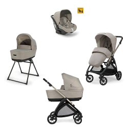 Σύστημα μεταφοράς Inglesina Electa Darwin Quattro Battery Beige-Chassis Iridium