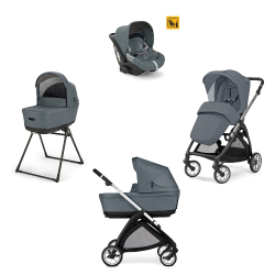 Σύστημα μεταφοράς Inglesina Electa Darwin Quattro Union Grey - Chassis Silver